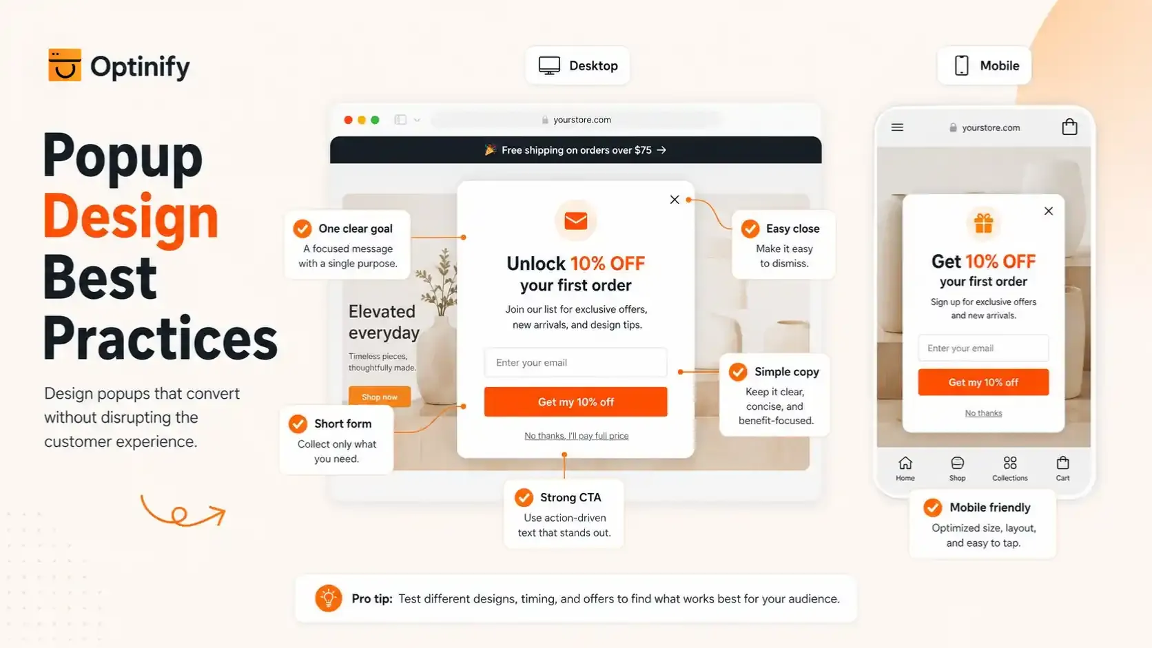 Popup design best practices